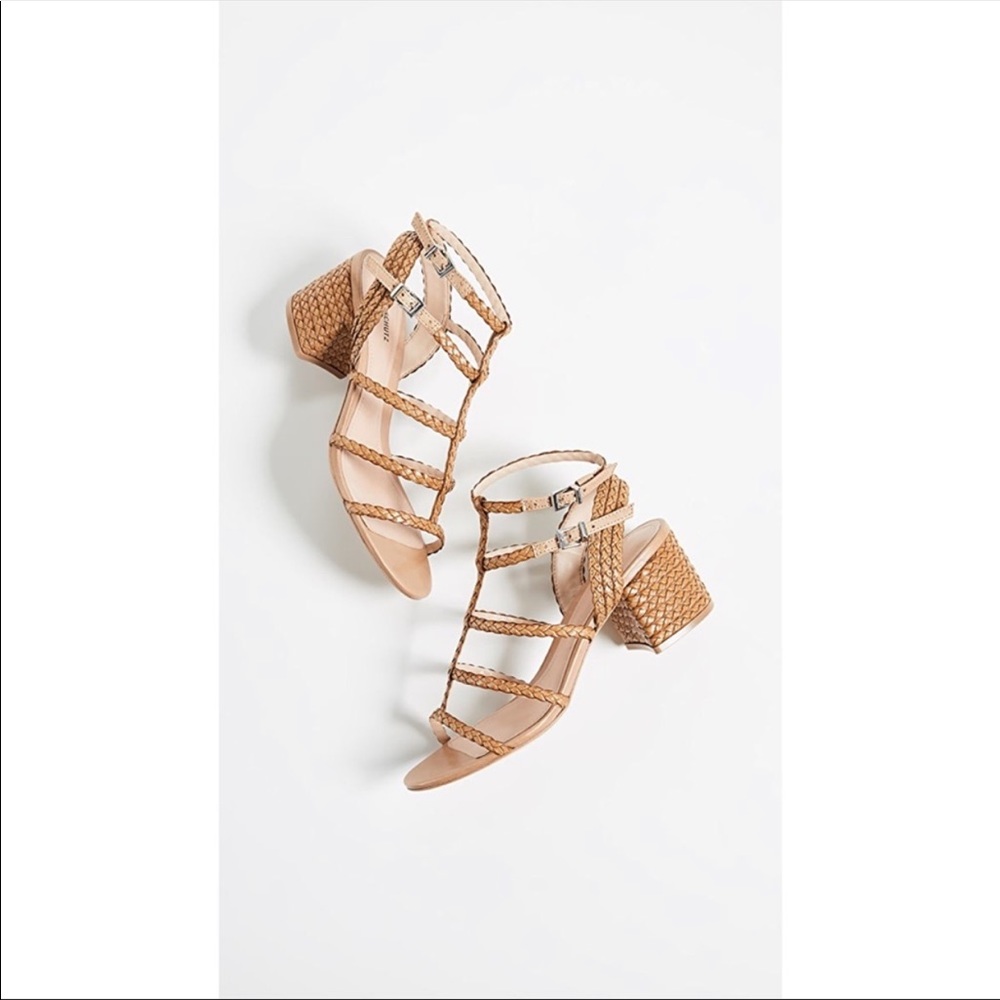 SCHUTZ Woven Block Heel Sandal - Picture 3 of 7